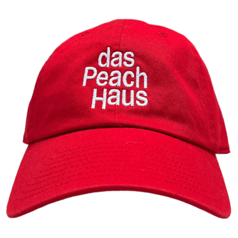 red DPH hat front